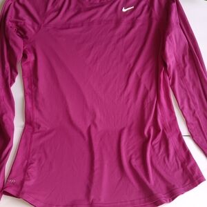 Nike Women's Fuchsia Long Sleeve Top